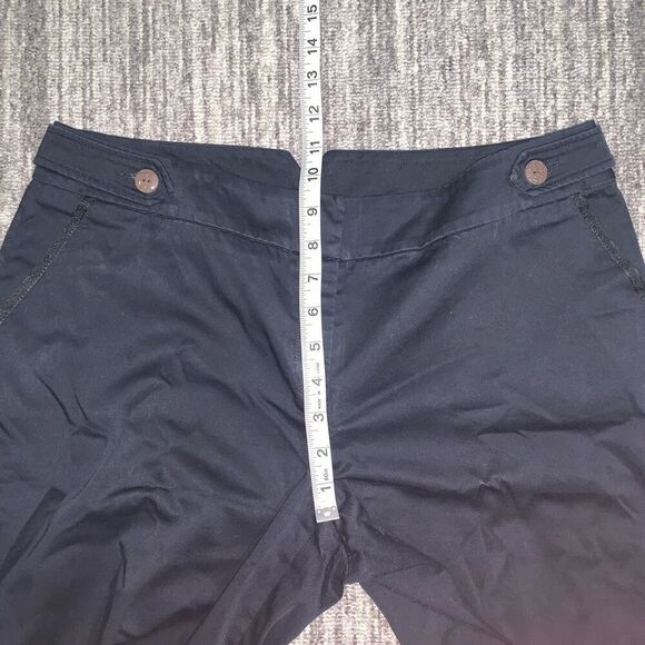 AB Studio Women’s 10 Black “Pant” Bermuda Style 10” Inseam Casual Shorts - Picture 5 of 7